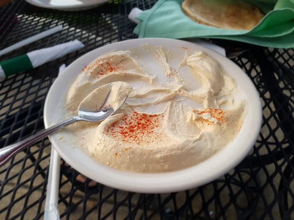Hummus with Choice of Chicken
